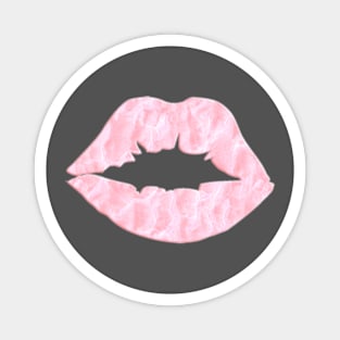 Sexy Marble Pink Mouth Magnet